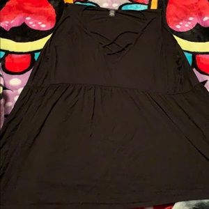 Plus size summer babydoll top